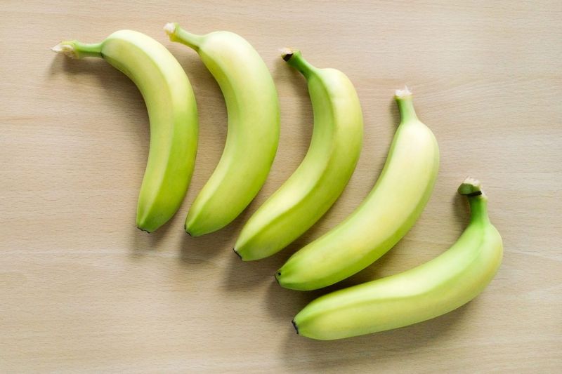 Bananas (slightly less ripe)