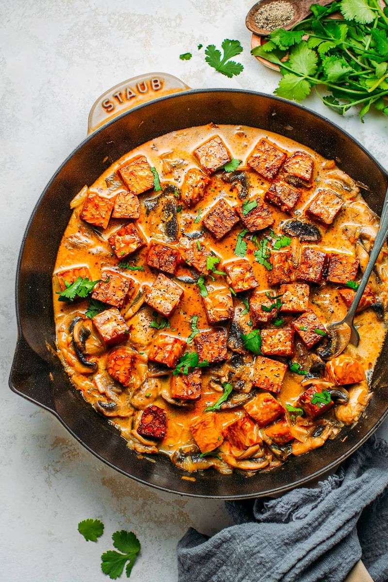 Smoked Paprika Tempeh Skillet