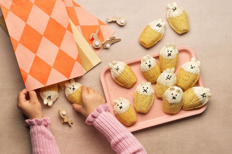Orange Blossom Bunny Madeleines