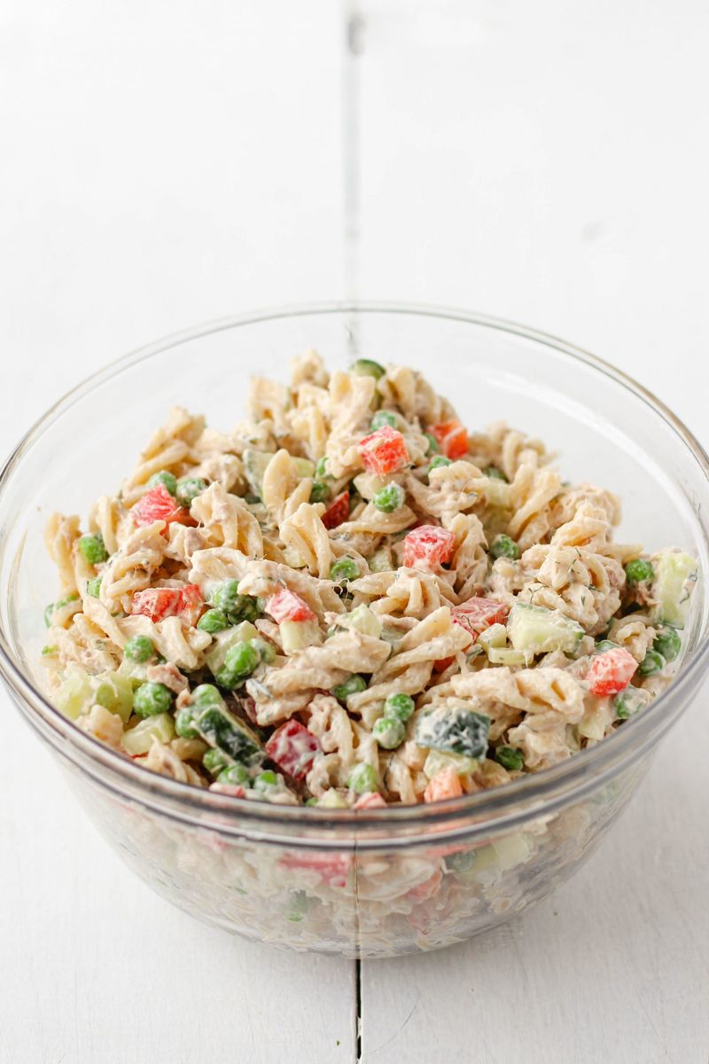 Creamy Tuna And Veggie Pasta