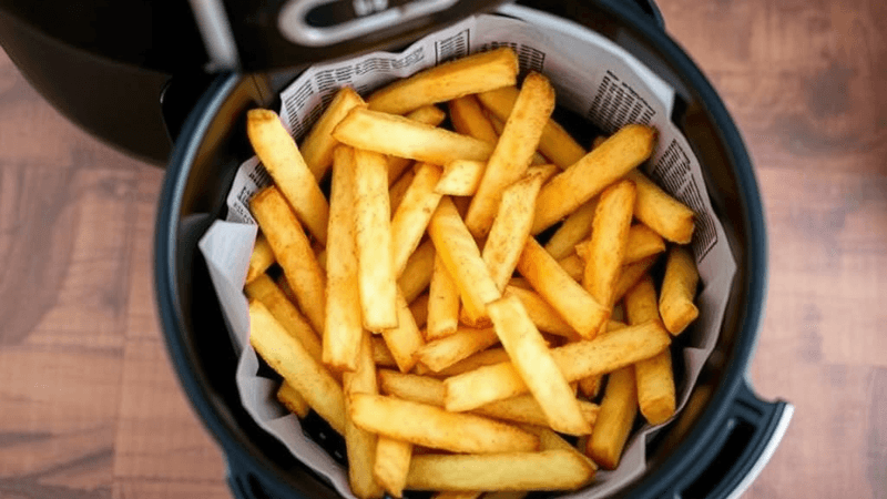 Preheat the air fryer