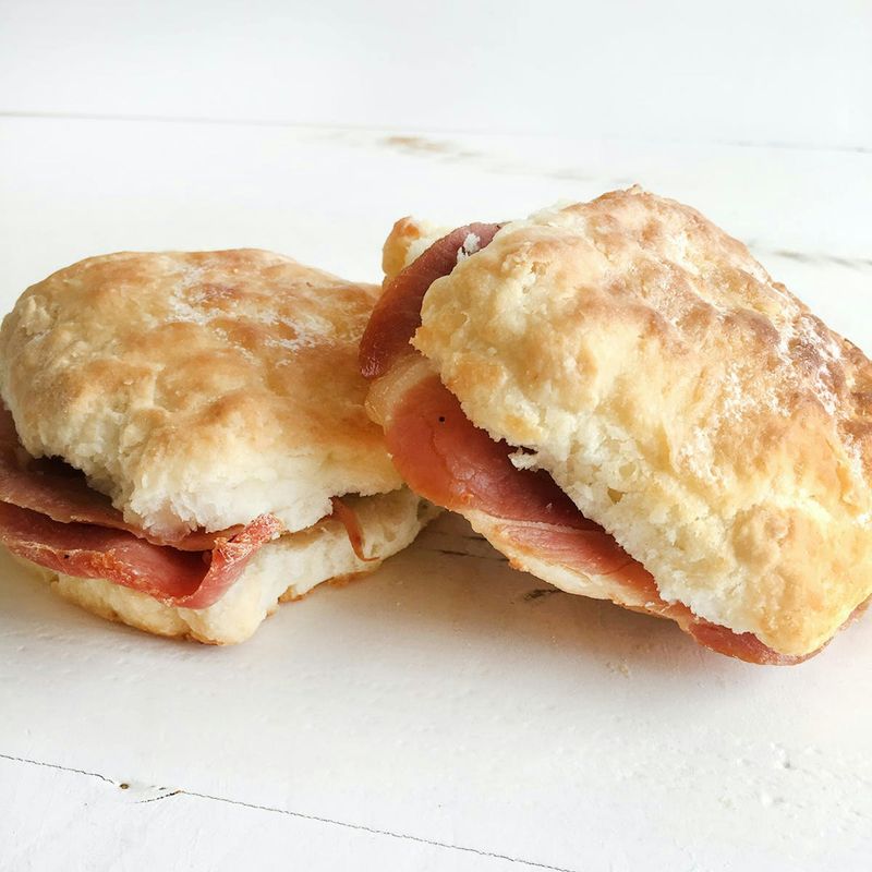 Virginia: Country ham biscuit