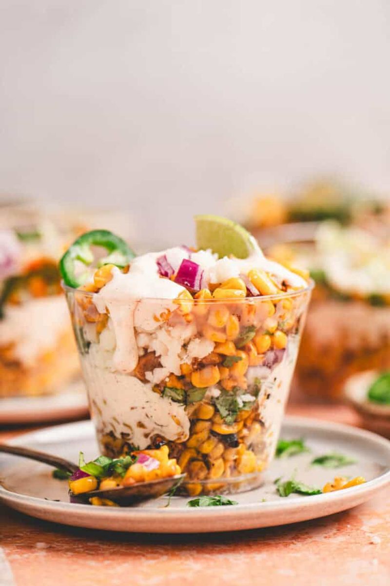 Elote Off The Cob Salad Cups