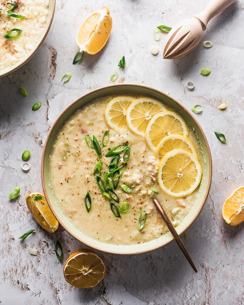 Lemon Chicken Soup With Rice