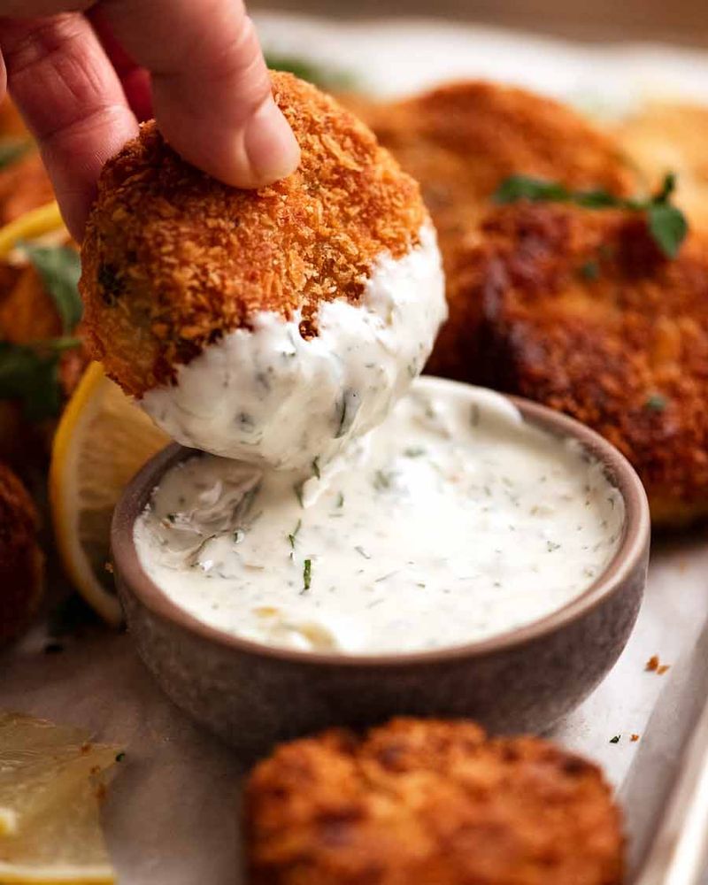 Green River Trout Cakes With Dill Sauce