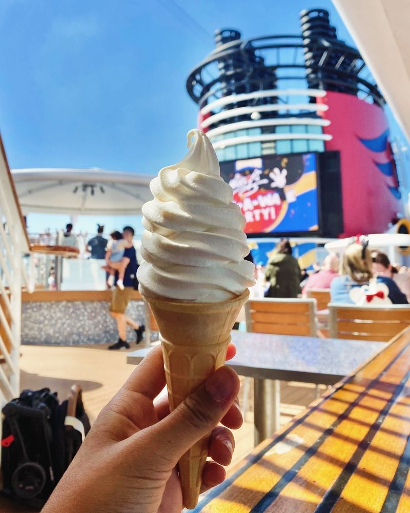 Gelato or soft-serve on deck