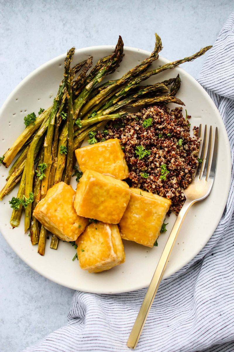 Baked Tofu With Maple Soy Glaze