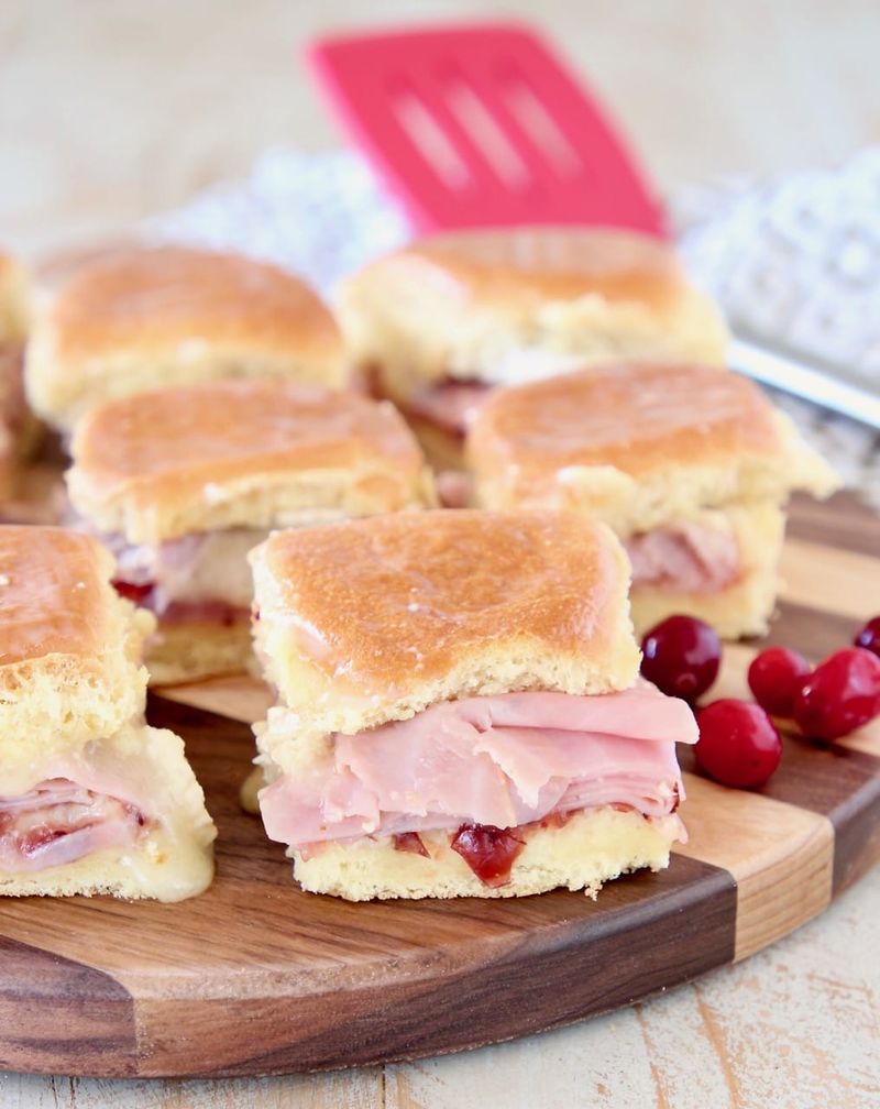 Baked Brie and Prosciutto Sliders