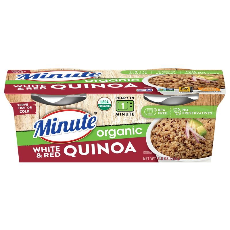Microwave quinoa cups