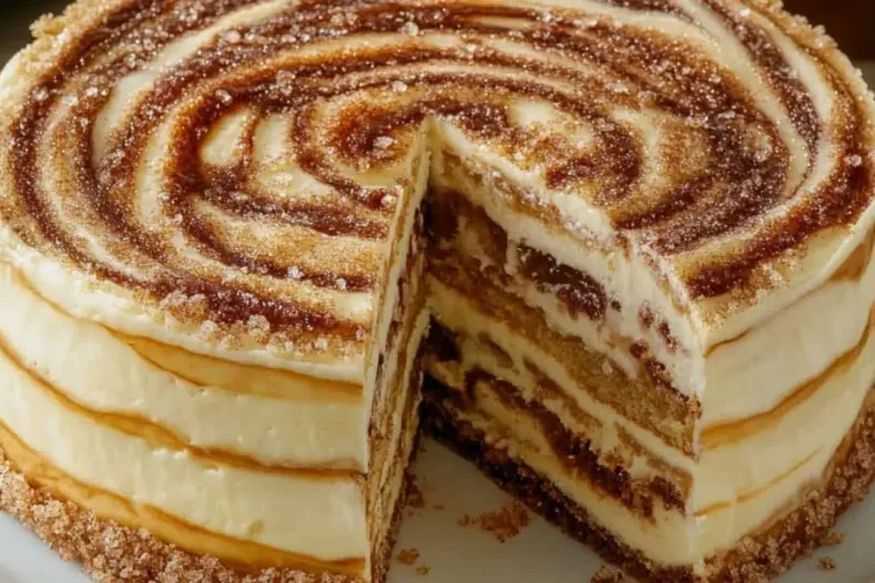 Cinnabon Cinnamon Swirl Cheesecake