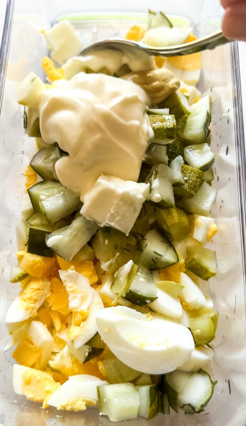 Classic Deli-Style Egg Salad (Extra Mustard, Extra Pickle)