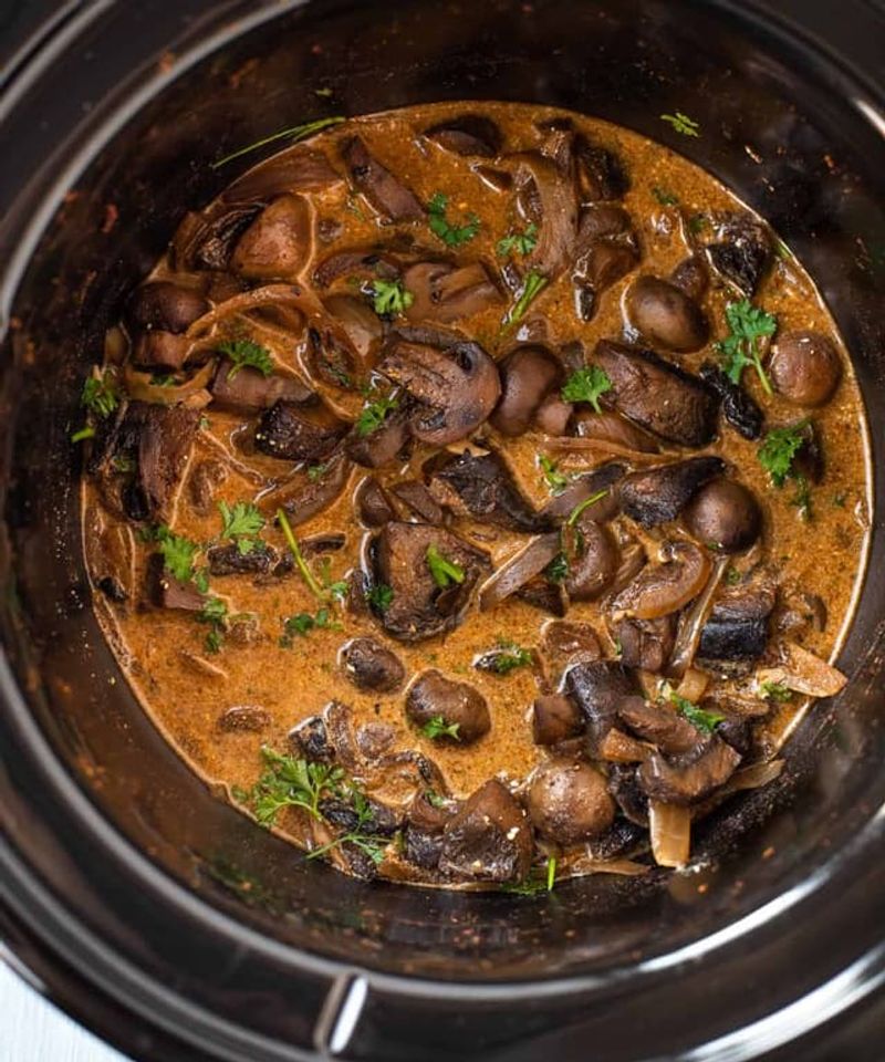 Creamy Mushroom Stroganoff