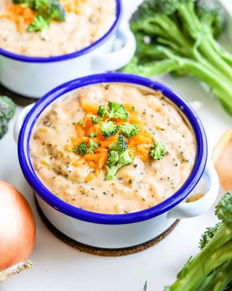Broccoli Cheddar Soup (Thick and Cozy)