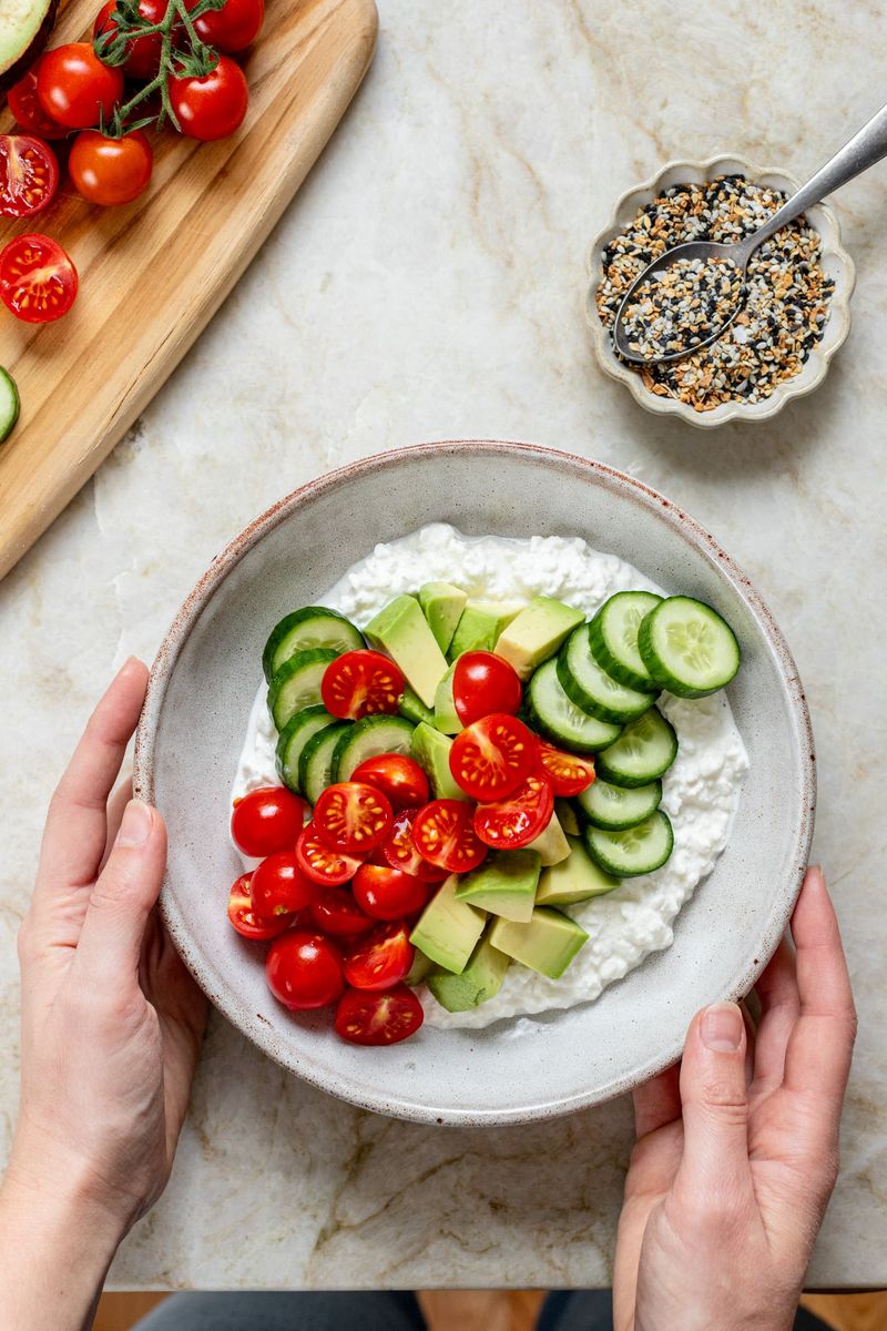 Cottage Cheese Bowl Savory