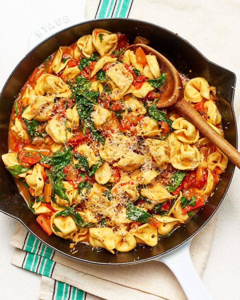 No-Boil Tortellini Skillet