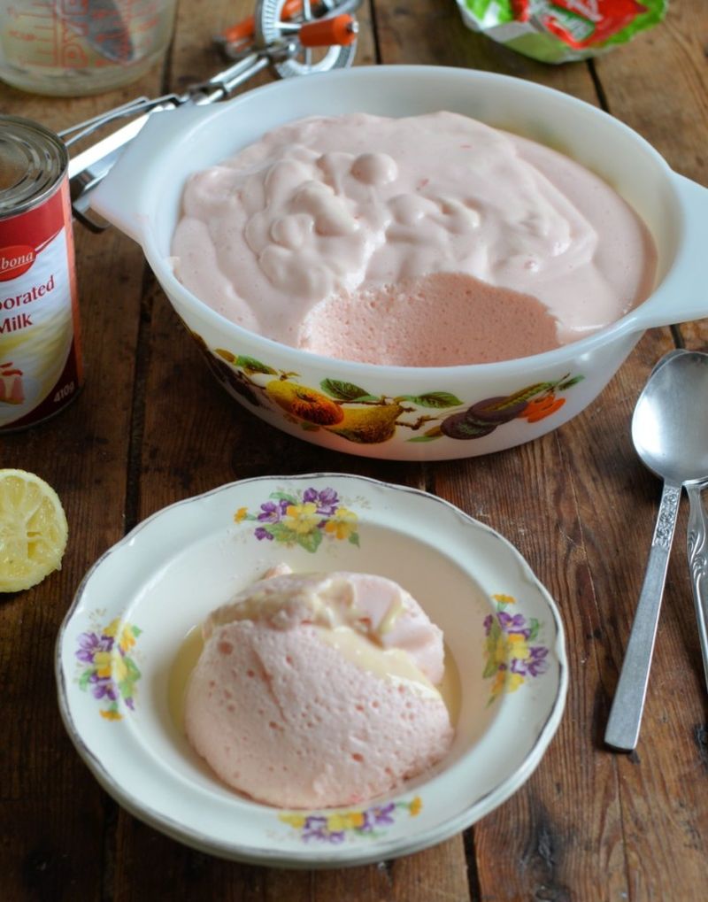 Jell-O With Evaporated Milk (Whipped Jell-O)