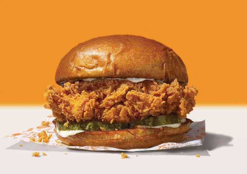 Popeyes Chicken Sandwich (Spicy)