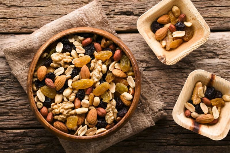 Trail Mix with Dried Fruit and Nuts