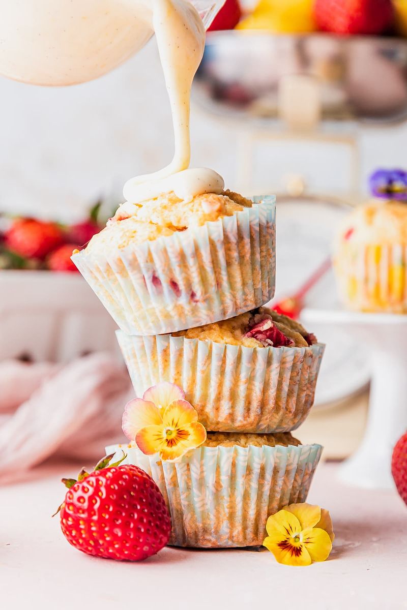 Strawberry muffins