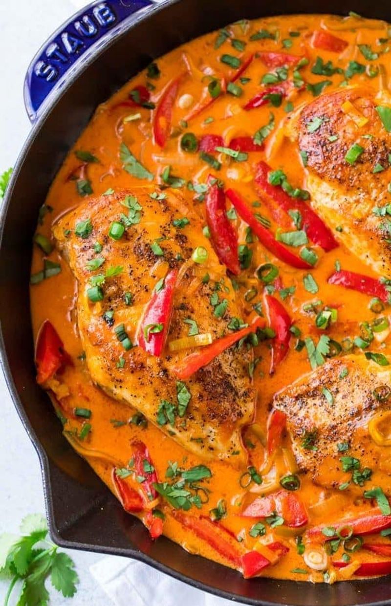 Coconut Curry Chicken Thighs