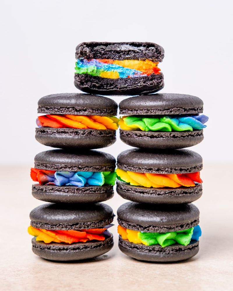 Rainbow Macarons