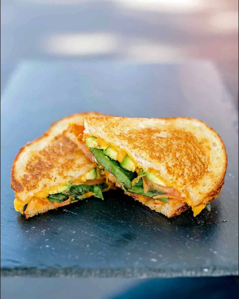 Spring Onion Grilled Cheese