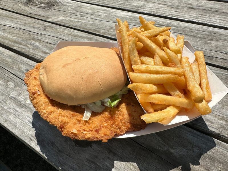 Breaded Pork Tenderloin Sandwich