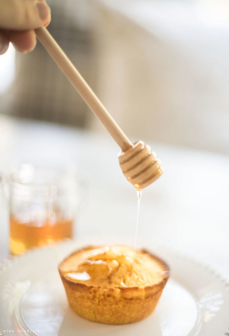 Honey Butter Cornbread Muffins