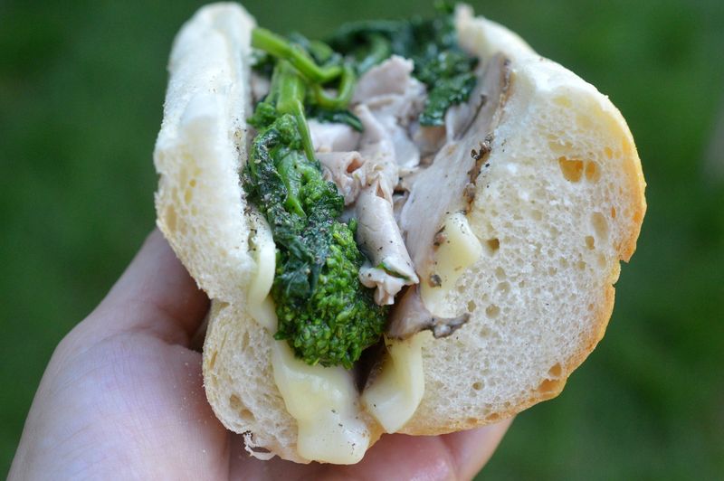 Roast Pork Sandwich (with Broccoli Rabe & Sharp Provolone)