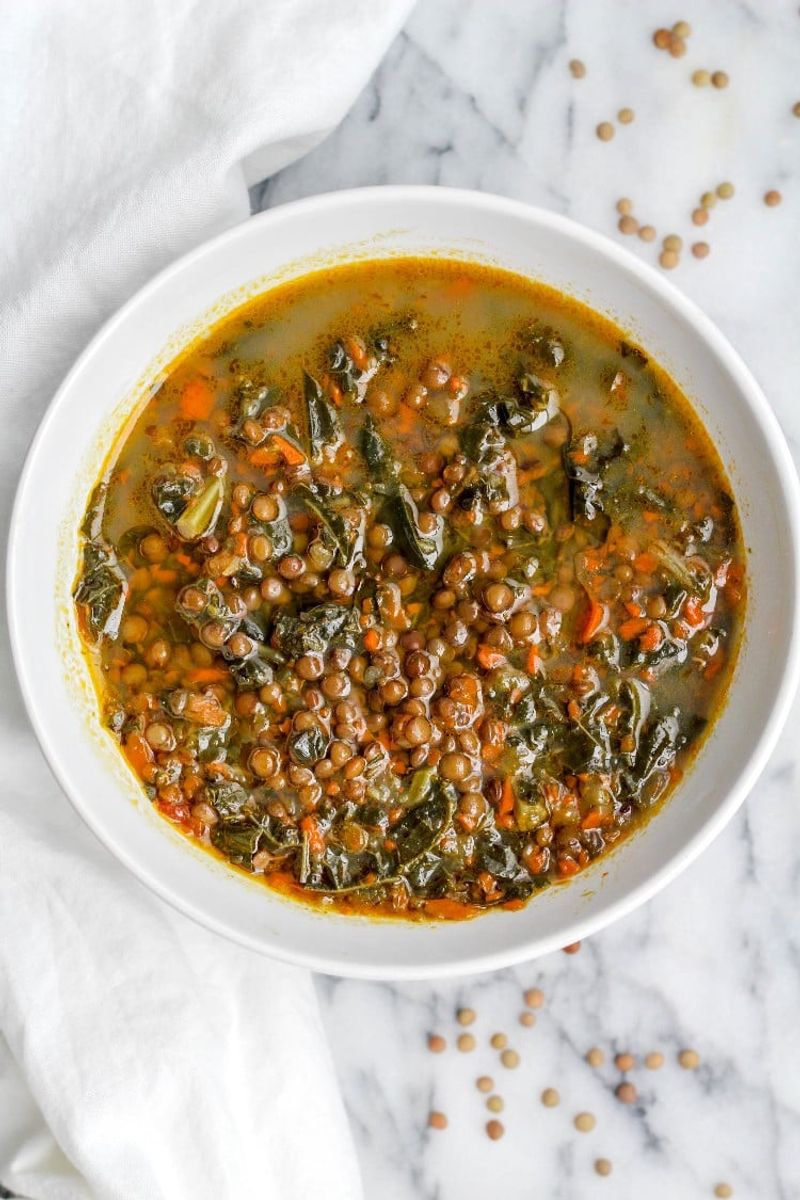 Minestra di lenticchie (lentil soup)