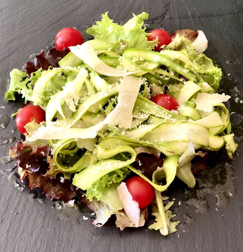 Shaved Asparagus Salad With Parmesan