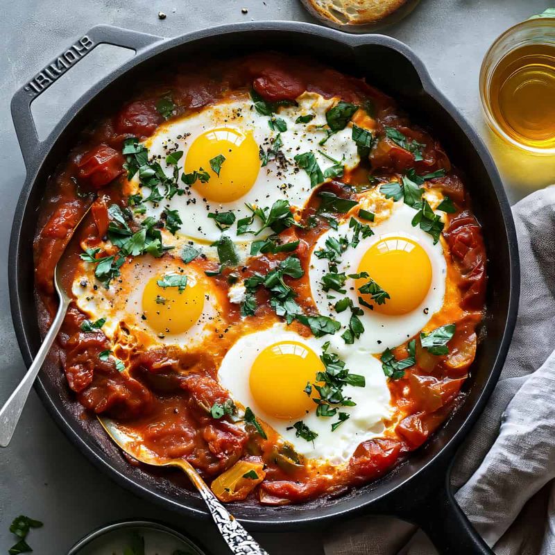 Shakshuka with Feta and Herbs