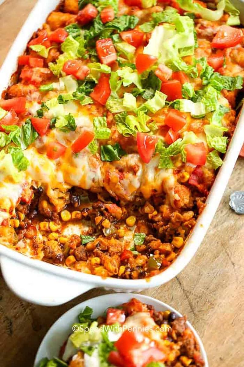 Loaded Tater Tot Casserole