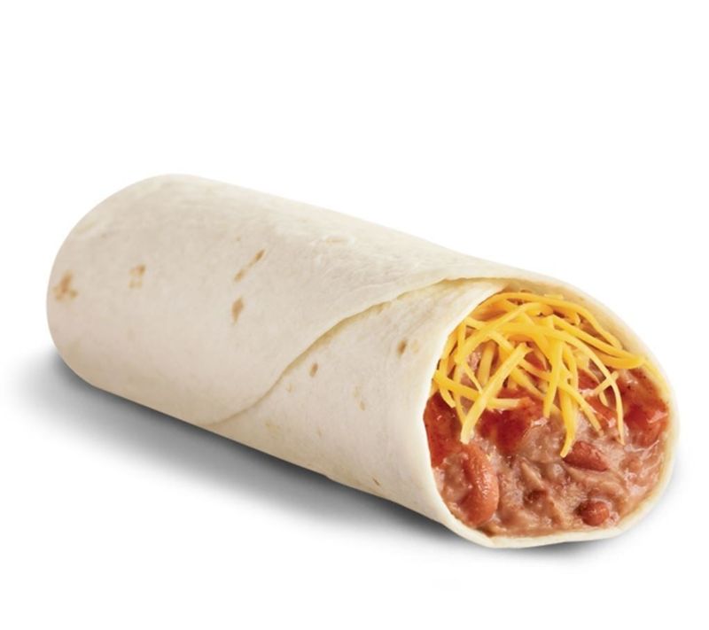 Del Taco Bean & Cheese Burrito
