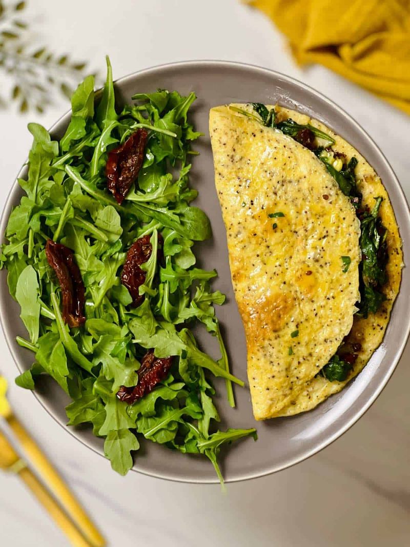 Veggie Omelet + Side Salad