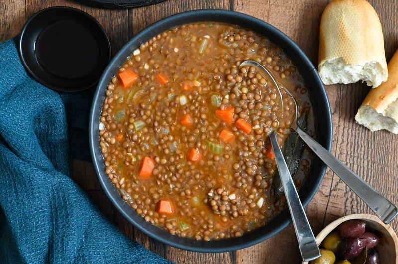 Lentils from Fakes Soup