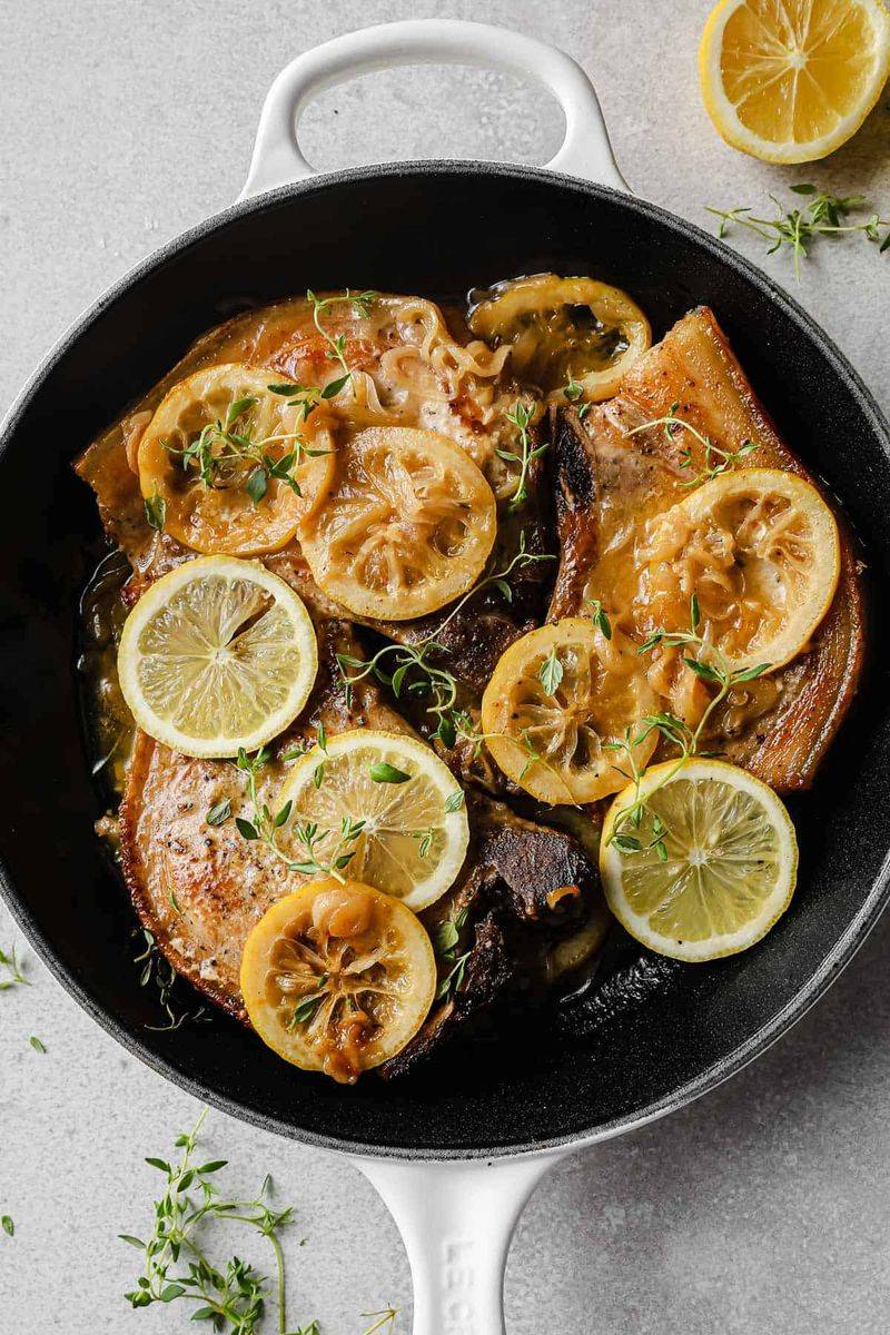 Use citrus in a pan sauce