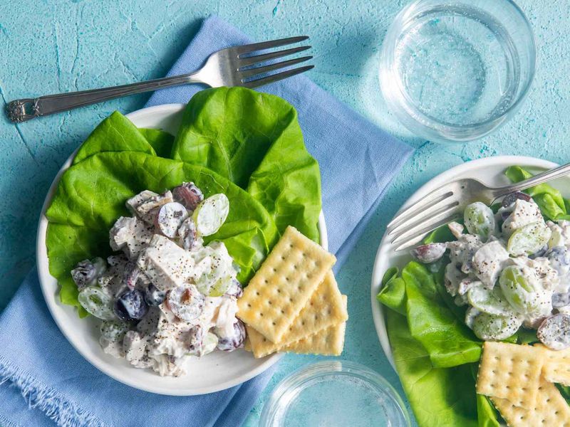 Chicken salad with grapes