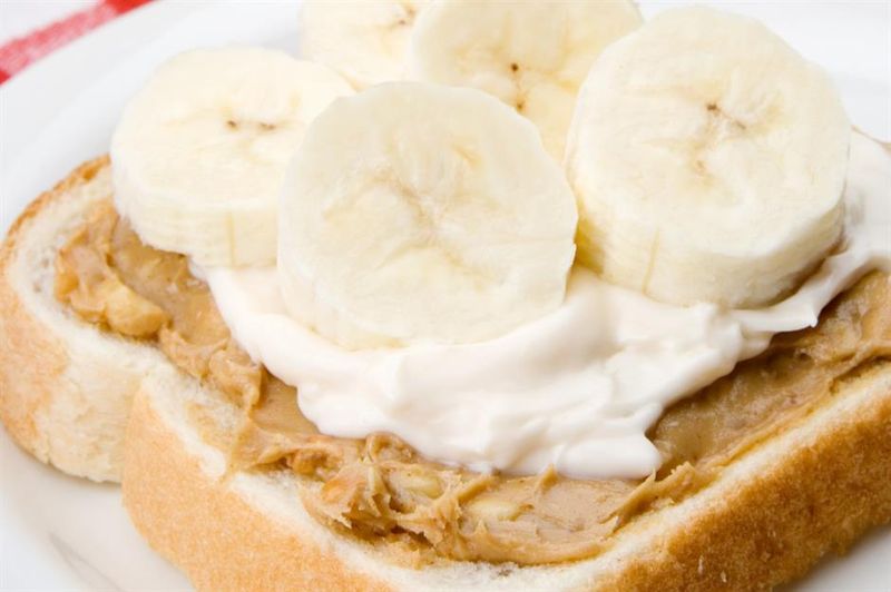 Peanut Butter and Banana Sandwiches