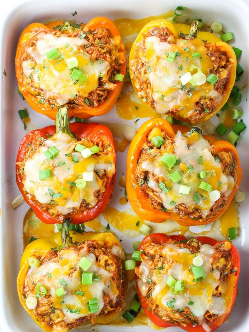 Chicken Stuffed Bell Peppers