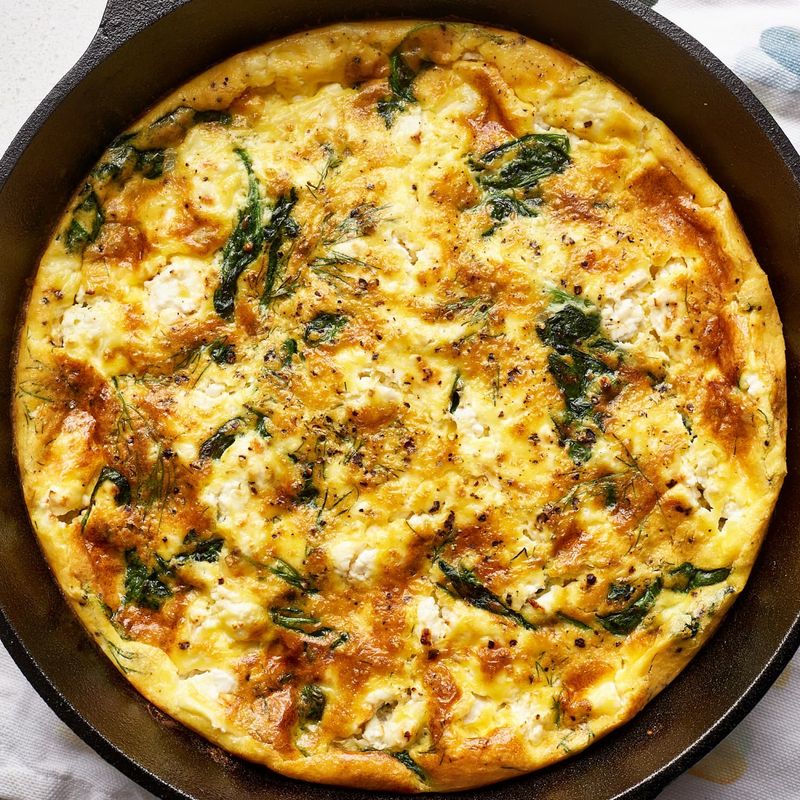 Spinach and Feta Frittata