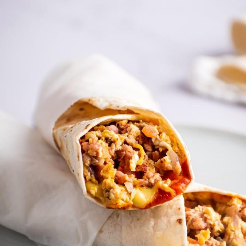Sausage Burrito (Breakfast Burrito)