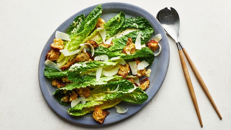 Caesar Salad With Extra Parmesan