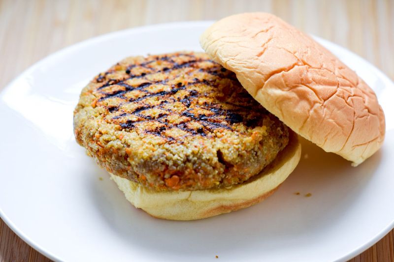Flavorless Veggie Burger