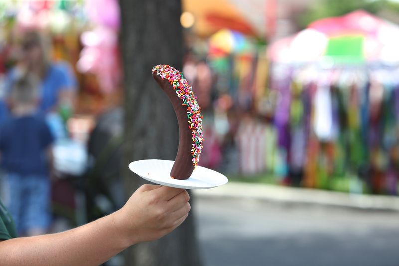 Chocolate Covered Frozen Bananas