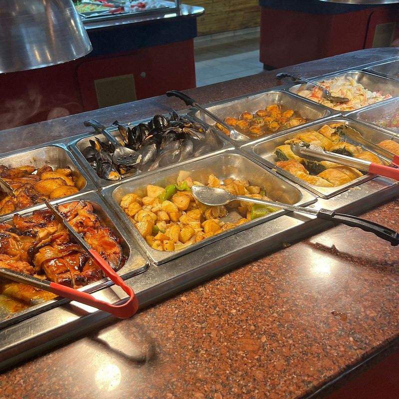 Local Chinese buffets with pizza station