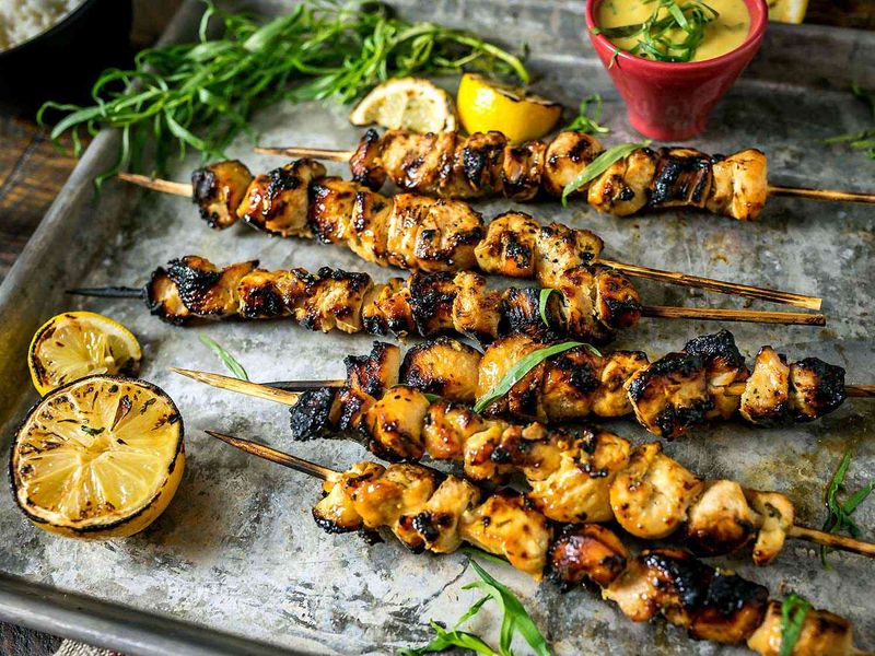 Steakhouse Chicken Kebabs