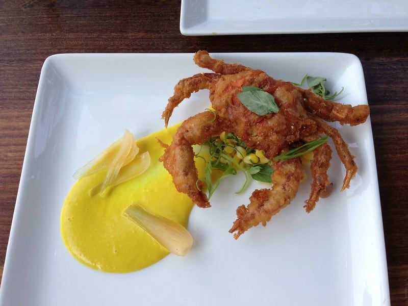 Crab shells (soft-shell crab)