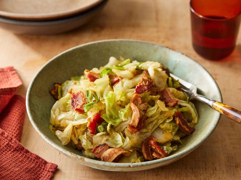 Fried Cabbage With Bacon