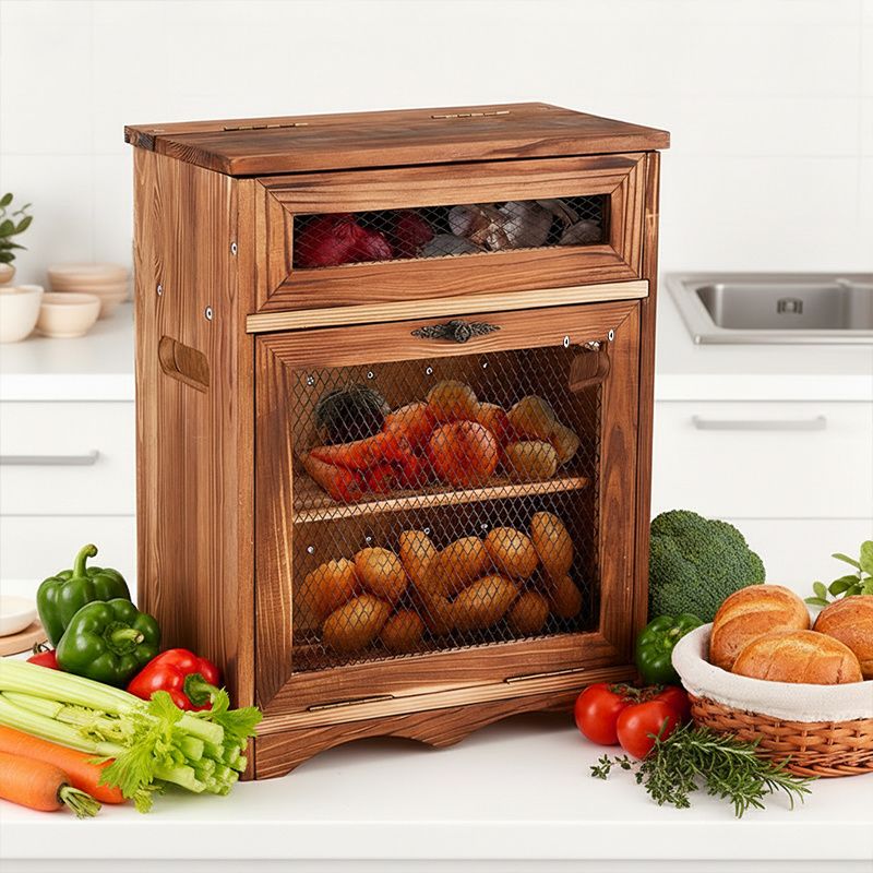 Potatoes In A Breathable Drawer Insert